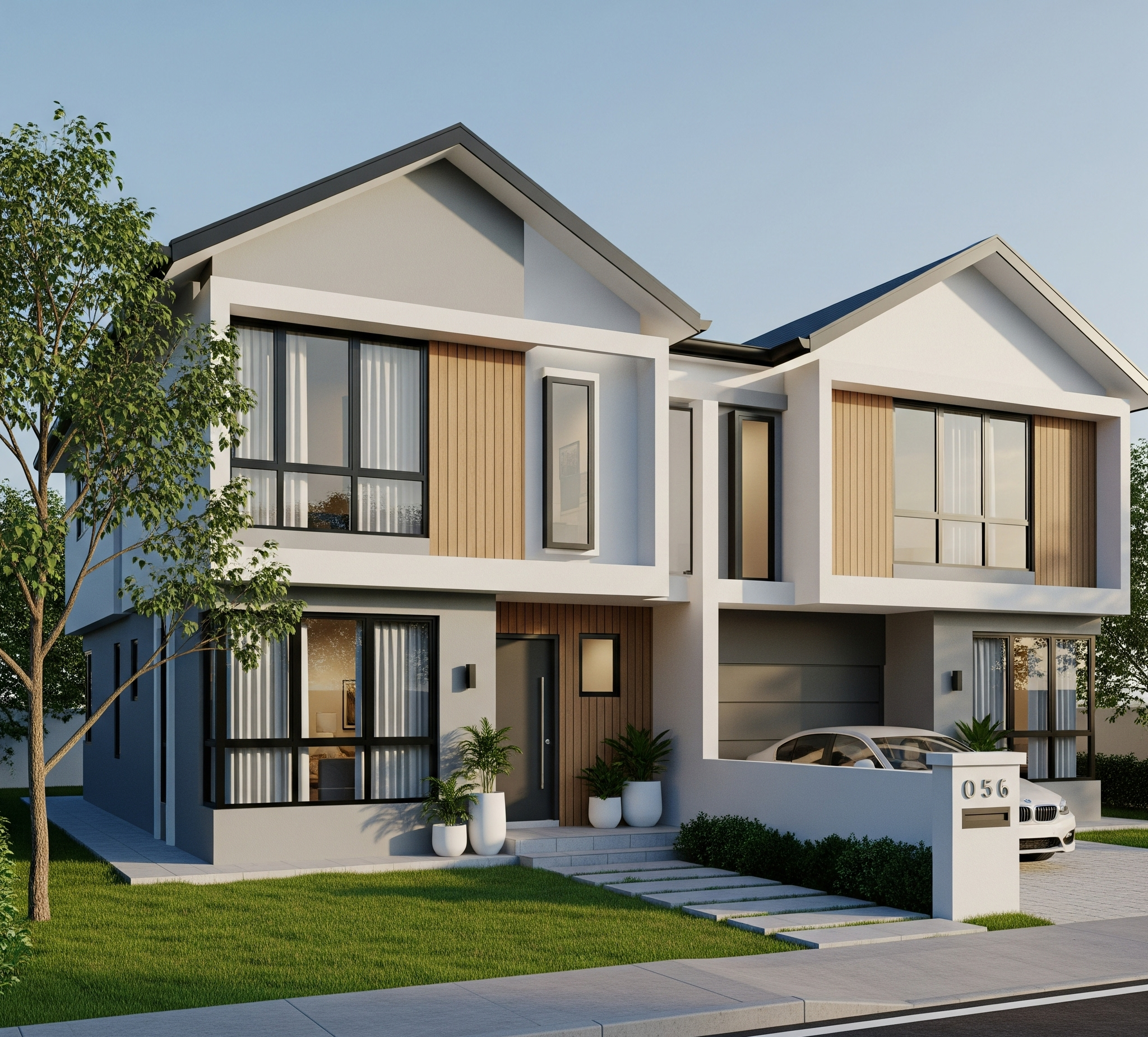 3D model rumah mewah